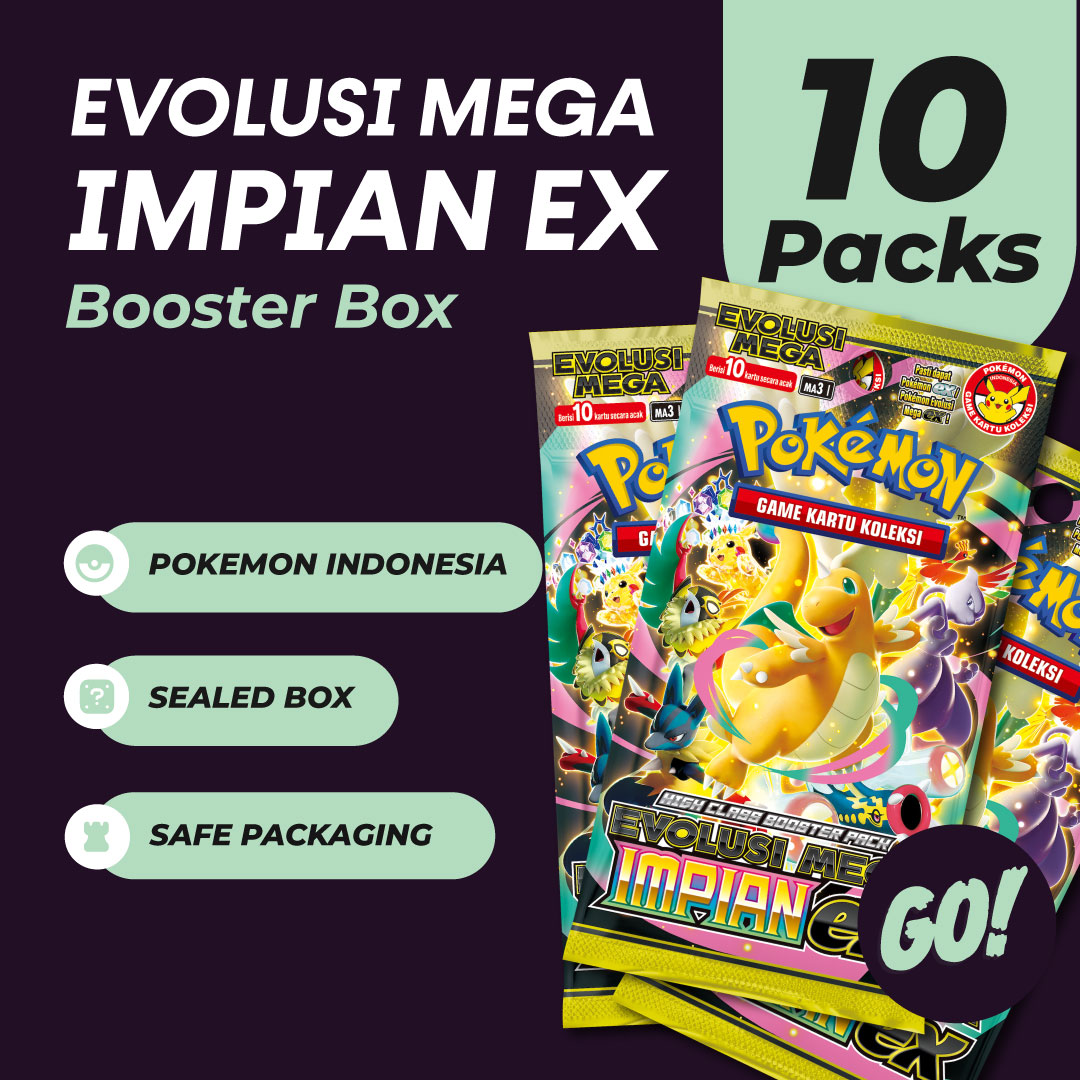 Evolusi Mega Impian Ex Booster Box - Pokemon Indonesia