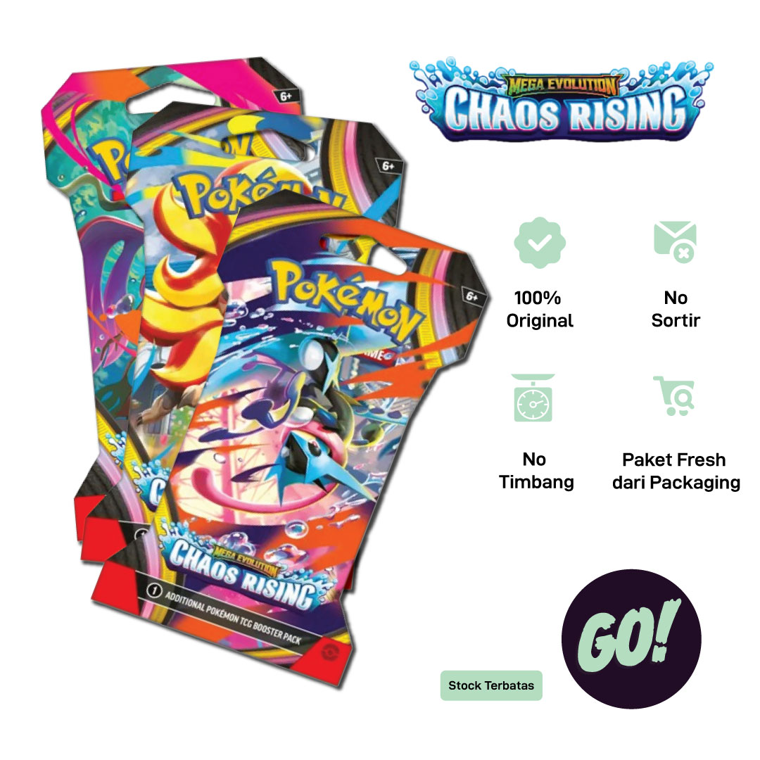 Chaos Rising Sleeved Booster Pokemon English