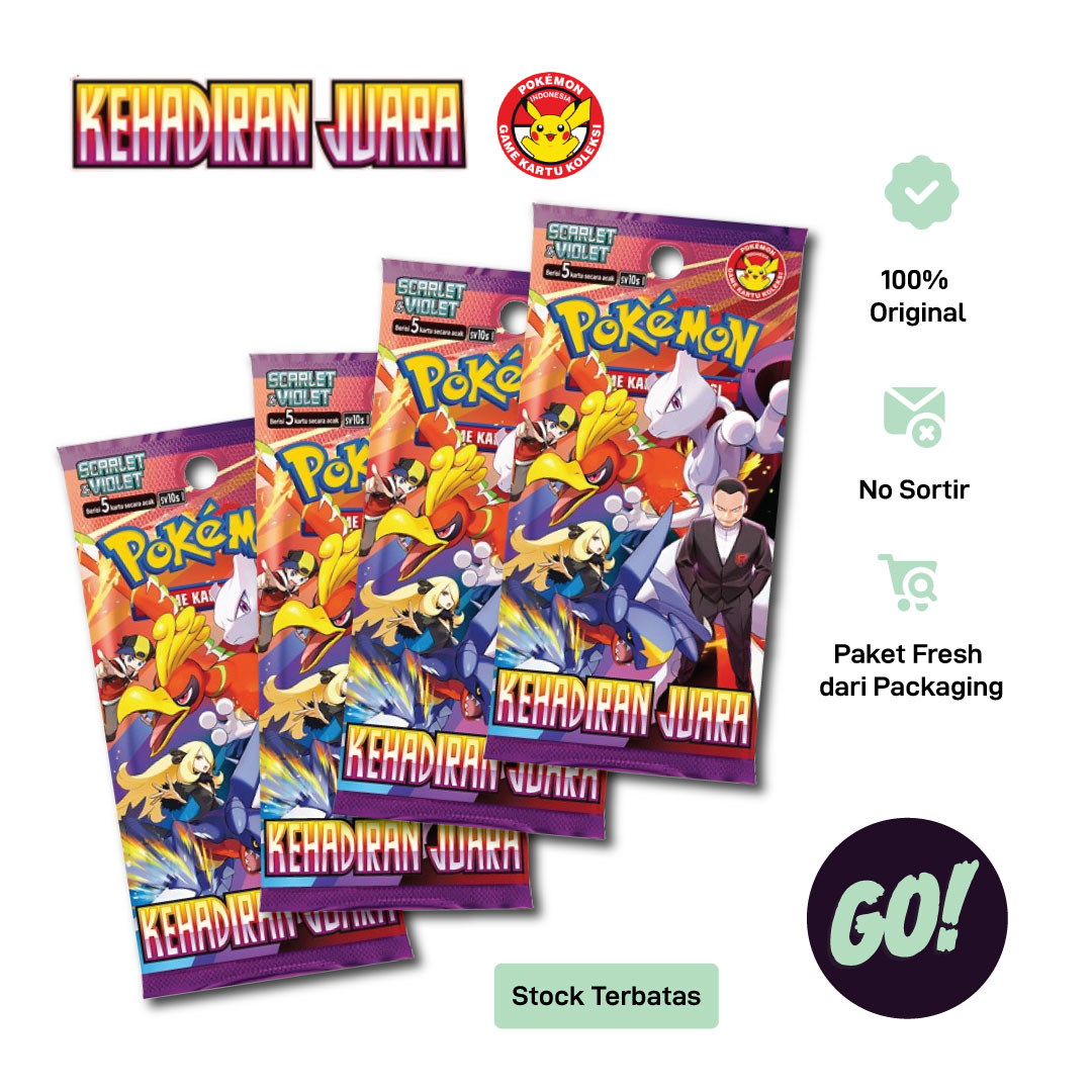 Kehadiran Juara Booster Pack Pokemon Indonesia