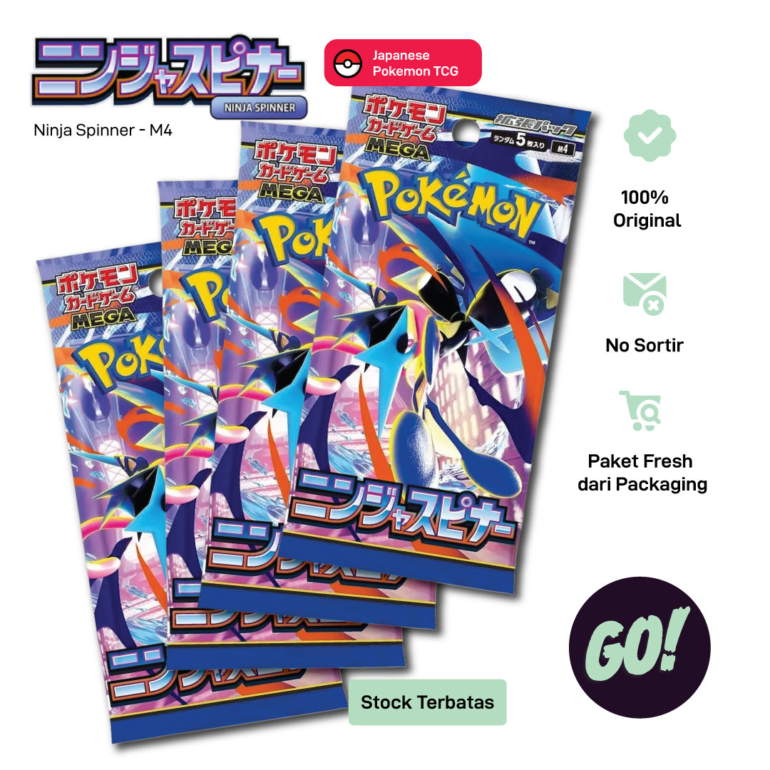 Ninja Spinner Booster Pack Pokemon Japanese