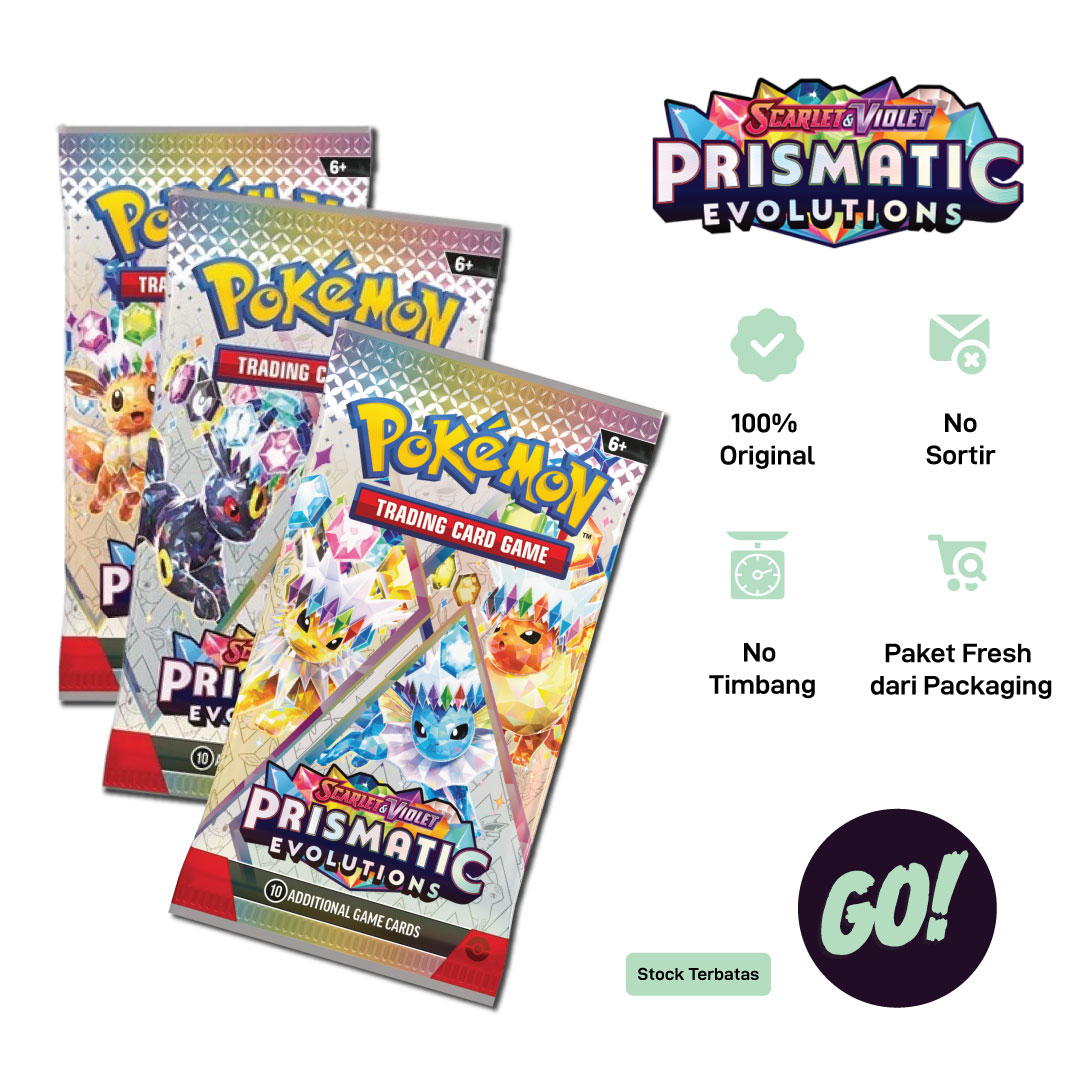 Prismatic Evolutions Booster Pack Pokemon English
