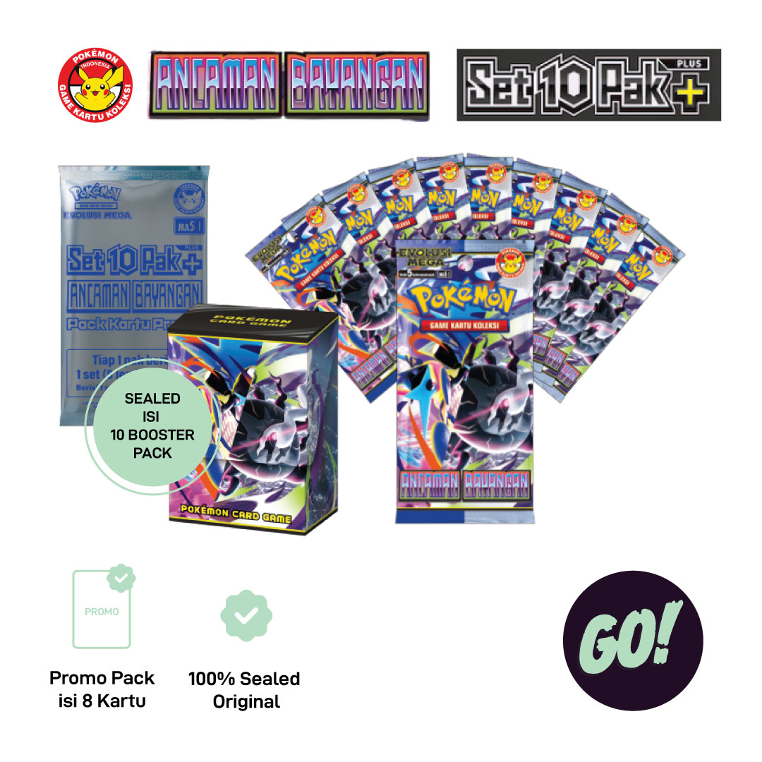 Ancaman Bayangan Set 10 Pak Plus - Pokemon Indonesia