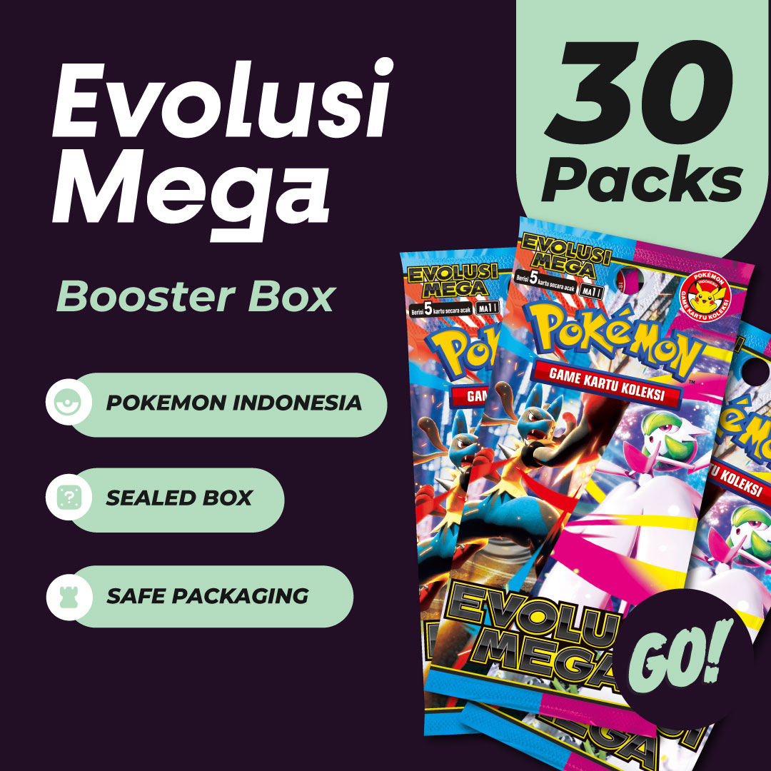 Evolusi Mega Booster Box Pokemon Indonesia