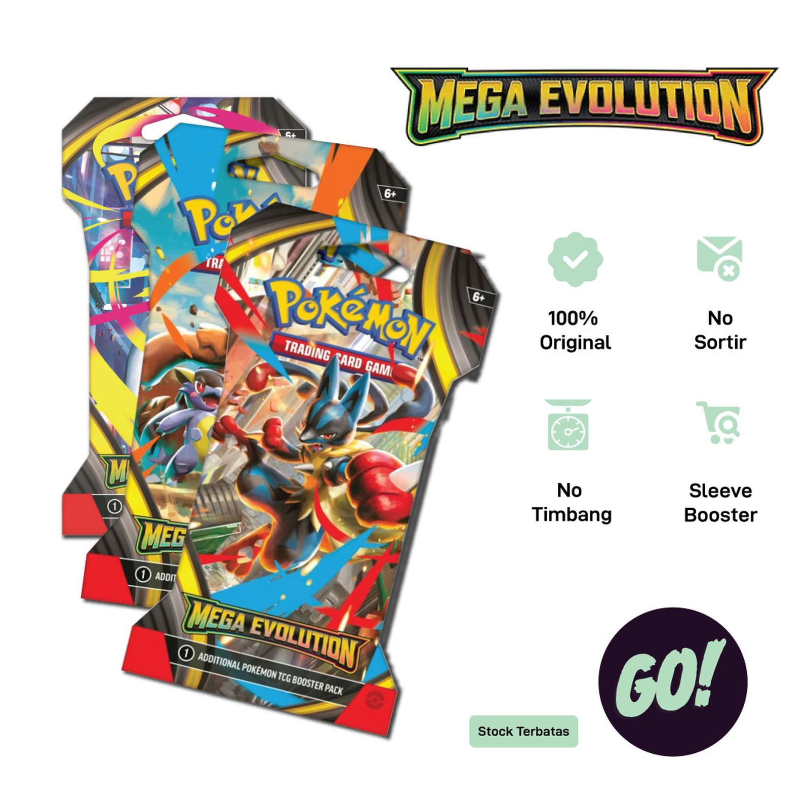 Mega Evolution Base Set Sleeved Booster Pokemon English