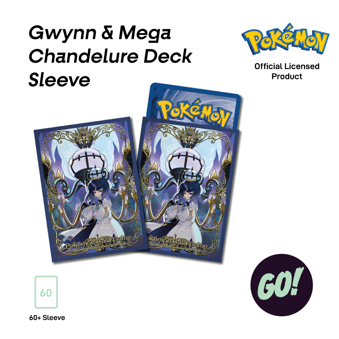 Gwynn & Mega Chandelure Deck Shield Sleeve Pokemon