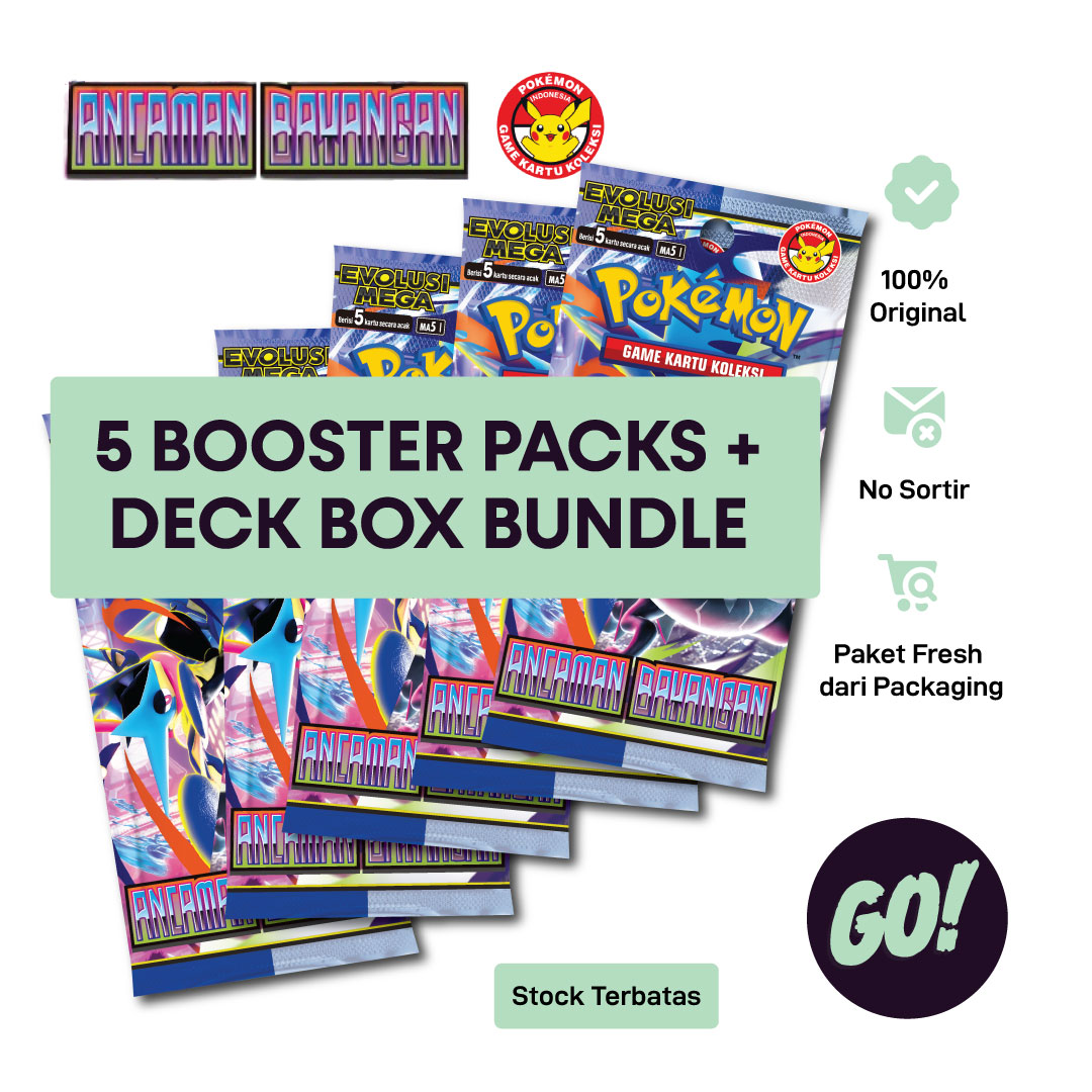 5 Booster Packs + Deck Box Bundle