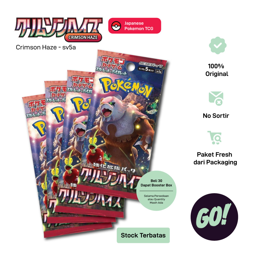 Crimson Haze - Booster Pack - Pokemon Japanese sv5a