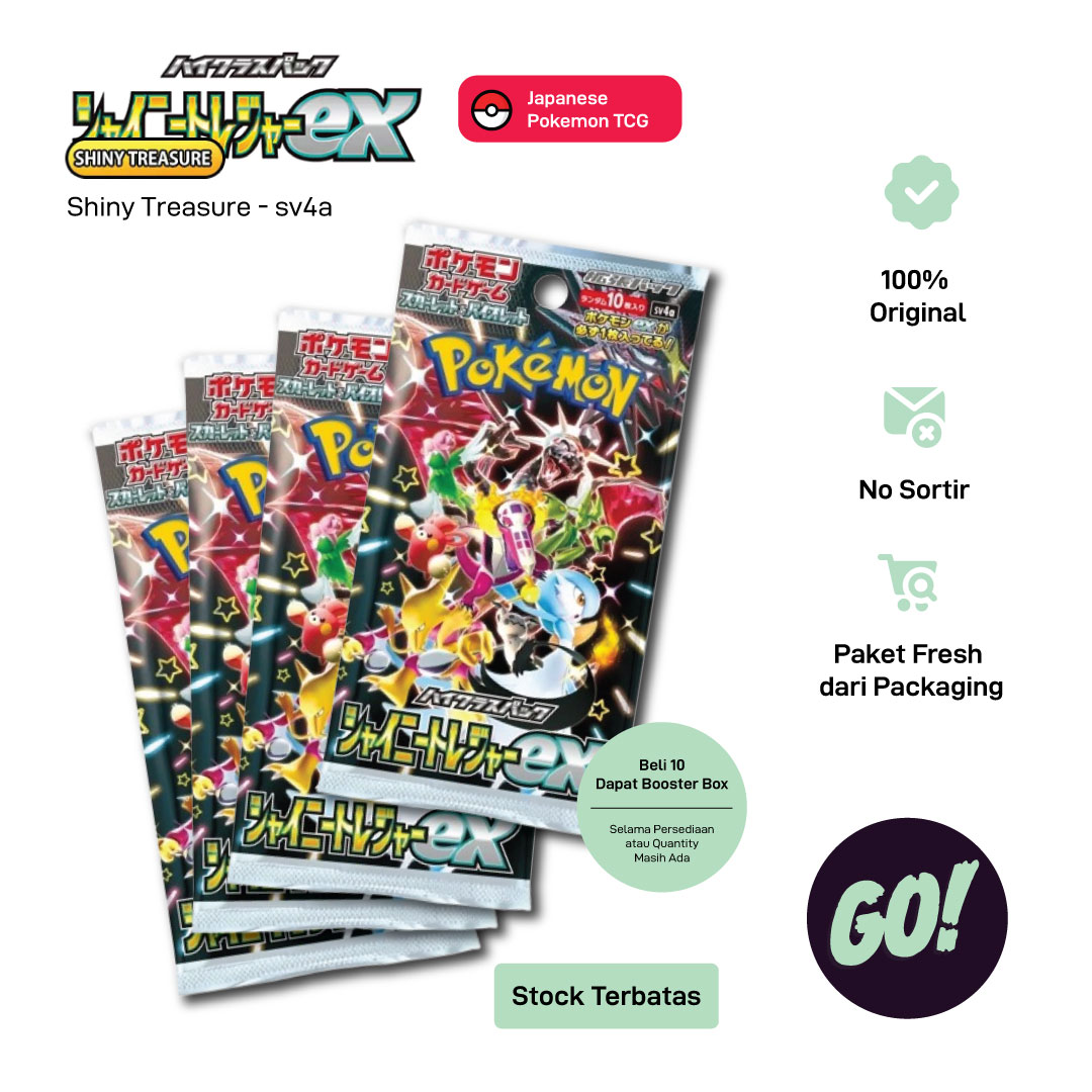 Shiny Treasure Booster Pack - Pokemon Japanese - sv4a