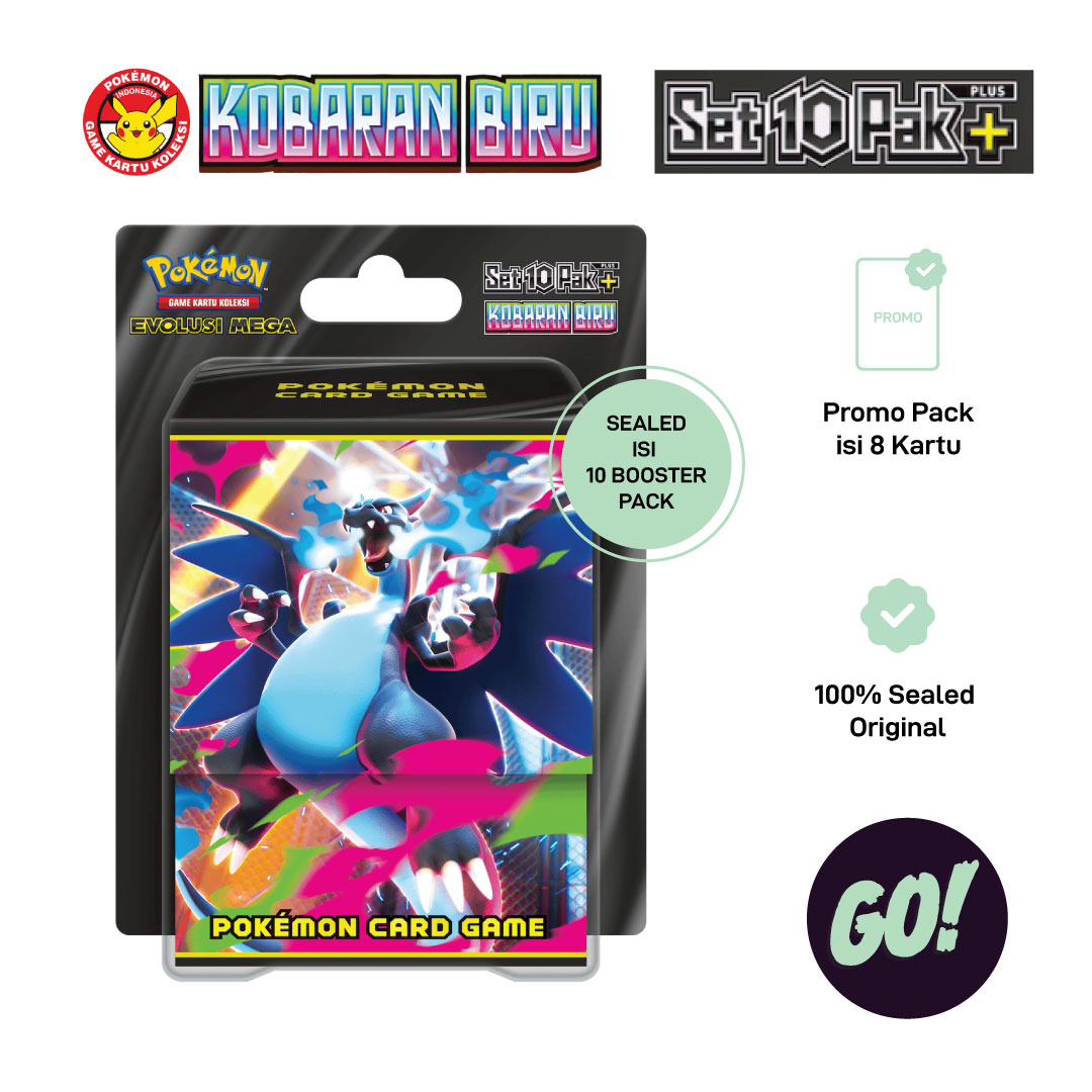 Kobaran Biru - Set 10 Pak Plus - Pokemon Indonesia