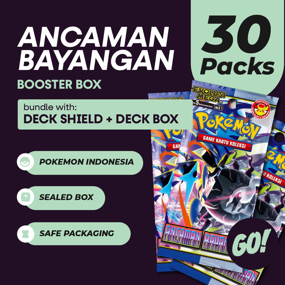 Ancaman Bayangan Booster Box Bundle Deck Sleeve + Deck Box