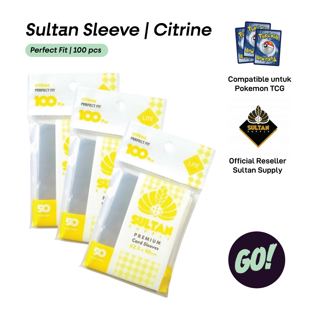 Sultan Sleeve Citrine - Pokemon Card Sleeve