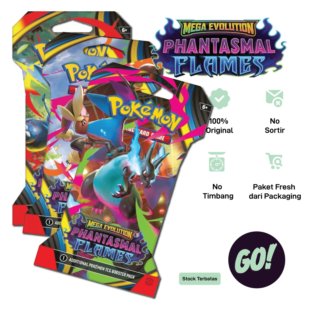 Phantasmal Flames Booster Pack Sleeved - Pokemon English