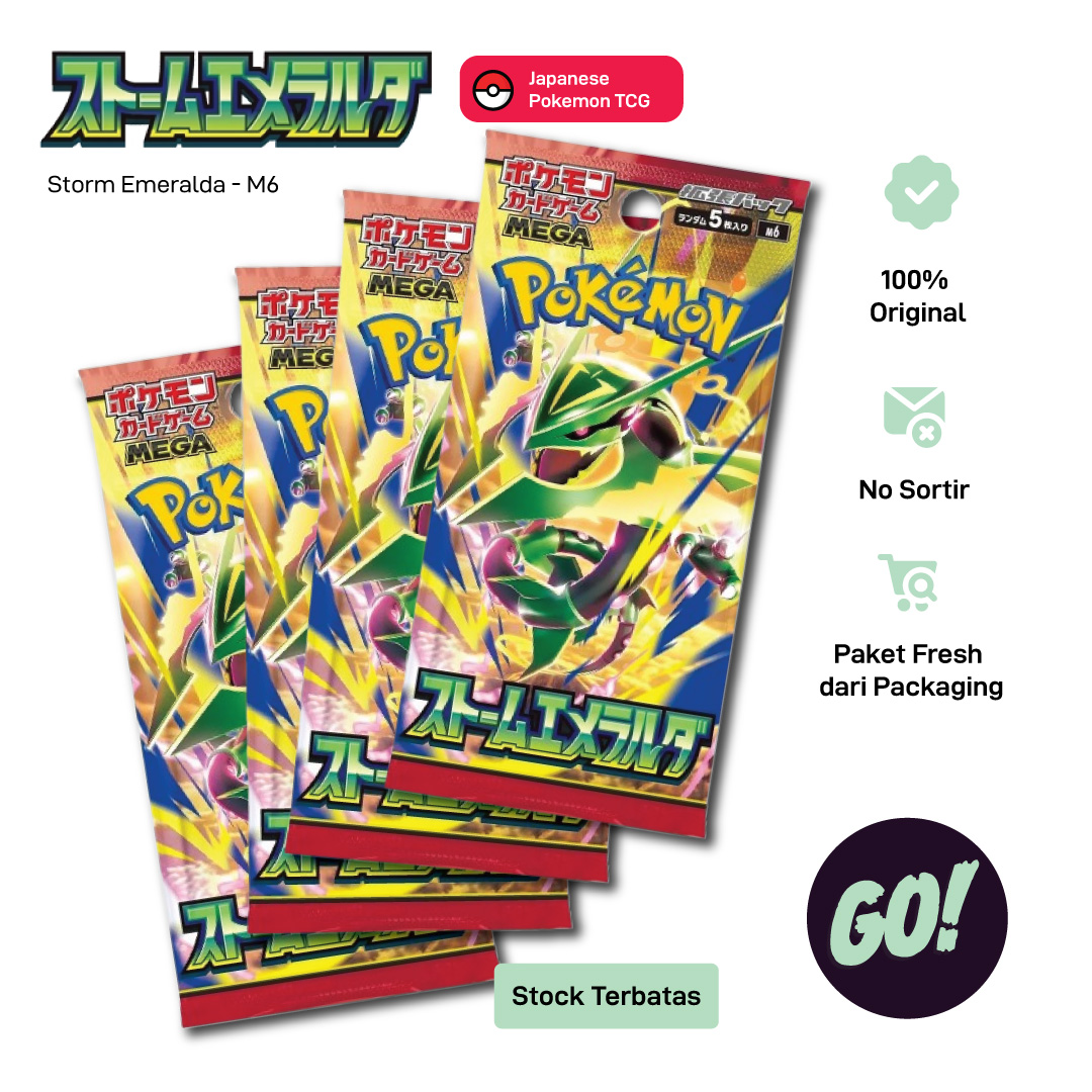 Storm Emeralda Booster Pack - Pokemon Japanese